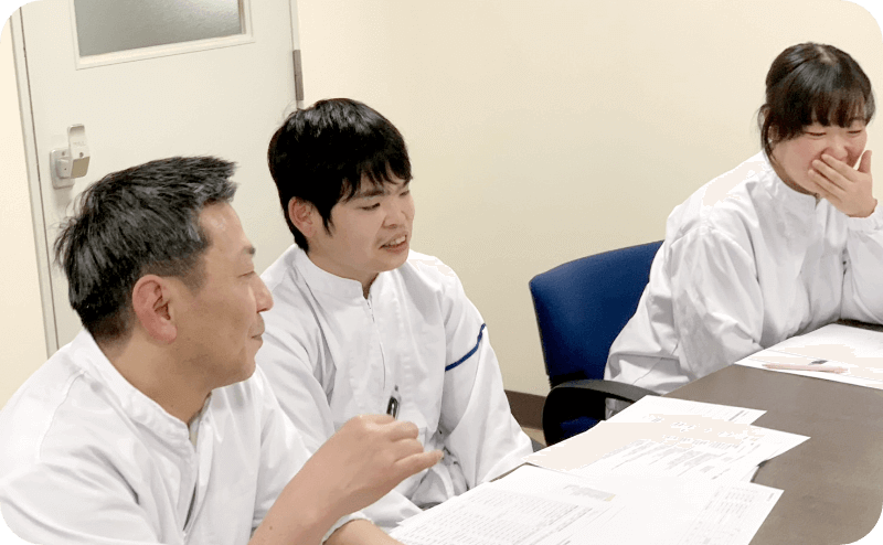 幅広い年代の方が勤めているため、色んな相談がしやすい