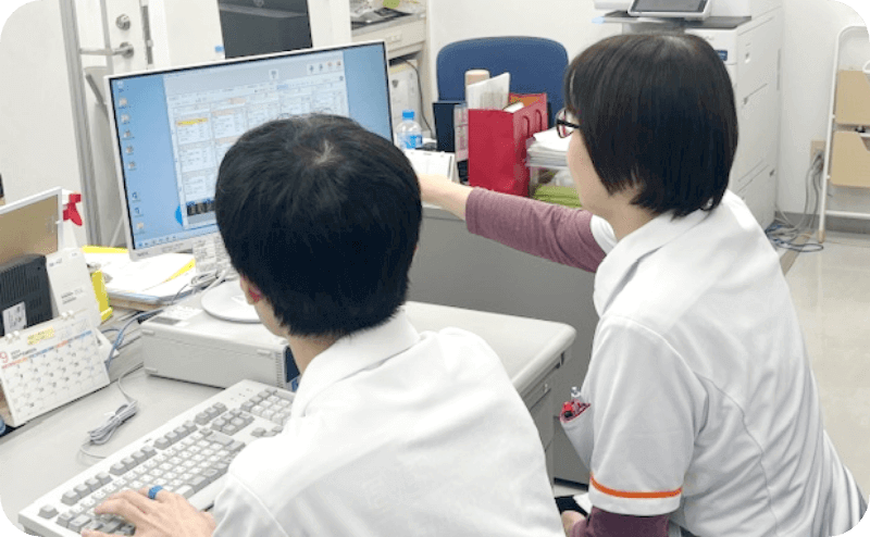 入社後、指導期間を十分に設けて育成しますので安心して業務取得が出来ます。