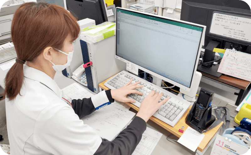 急性期の病院対応のため献立業務や発注業務が学べます。