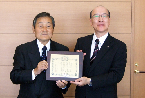 日本赤十字社 血液事業本部総括副本部長 日野様と安道社長