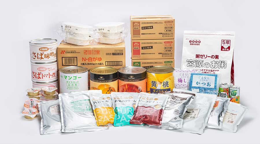 備蓄食の準備